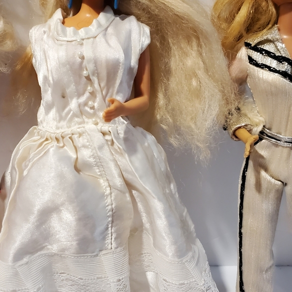 Lot Of 3 Vintage Mattel Barbie Dolls 1966 Bendy Knees 12" Fashion Dolls - Picture 11 of 13